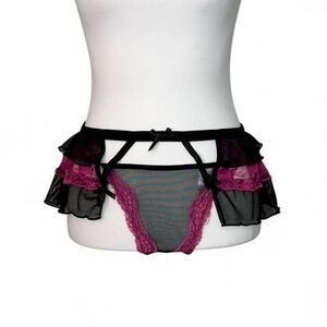 Lingerie Skirt and Thong Set